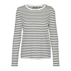 VERO MODA Tričko 'LEXIE APRIL'  černá / bílá