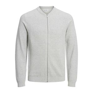 JACK & JONES Kardigan 'HILL'  světle šedá