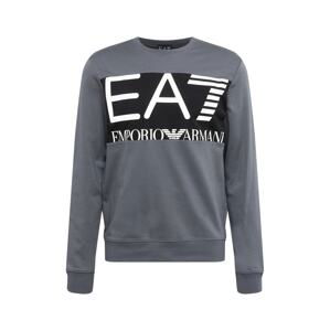 EA7 Emporio Armani Mikina  šedá / černá / bílá