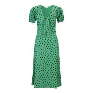 Dorothy Perkins Petite Šaty  zelená / černá