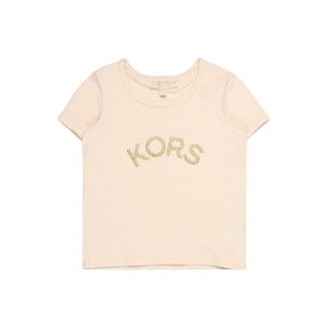 Michael Kors Kids Tričko  světle béžová / zlatá