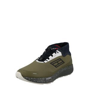 TOMMY HILFIGER Tenisky 'TRAIL 3'  khaki / černá / bílá