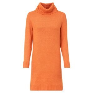 JDY Úpletové šaty 'ELANOR'  oranžová