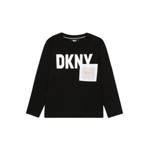 DKNY Tričko  oranžová / černá / bílá