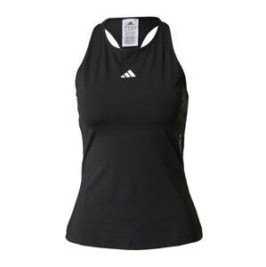 ADIDAS PERFORMANCE Sportovní top  černá / bílá