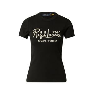 Polo Ralph Lauren Tričko  růžová / černá