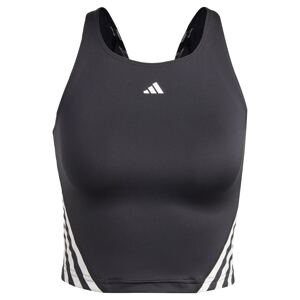 ADIDAS PERFORMANCE Sportovní top  černá / bílá