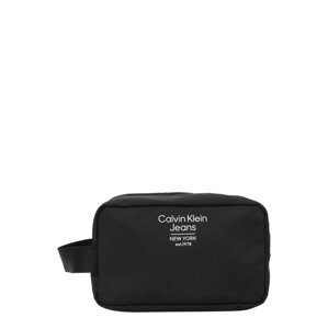 Calvin Klein Jeans Kosmetická taška  černá / bílá