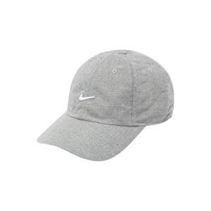Nike Sportswear Kšiltovka  šedý melír / bílá