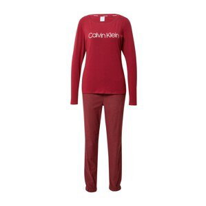 Calvin Klein Underwear Pyžamo  purpurová / bílá