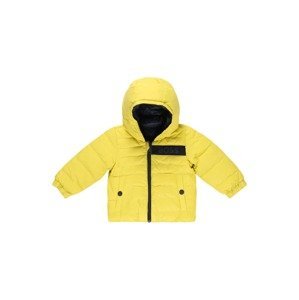 BOSS Kidswear Zimní bunda  žlutá / černá