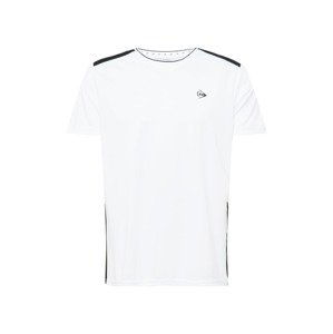 DUNLOP Funkční tričko  černá / bílá