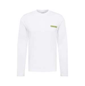 Calvin Klein Tričko  antracitová / zelená / bílá