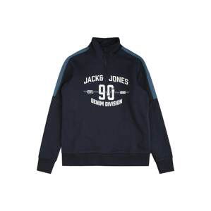 Jack & Jones Junior Mikina 'DIVISION'  modrá / námořnická modř / bílá