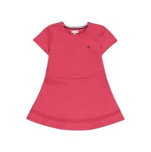 TOMMY HILFIGER Šaty 'PUNTO'  námořnická modř / pink / červená / bílá