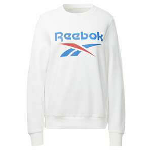 Reebok Sport Sportovní mikina  modrá / červená / bílá