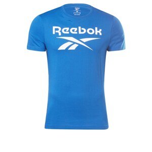 Reebok Sport Funkční tričko  modrá / bílá