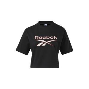 Reebok Classics Tričko  červená třešeň / černá / bílá