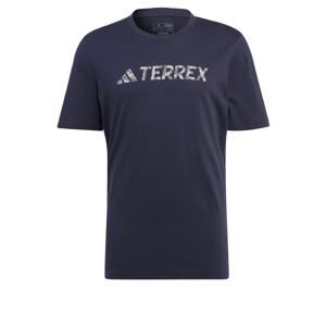 ADIDAS TERREX Funkční tričko  tmavě modrá / bílá