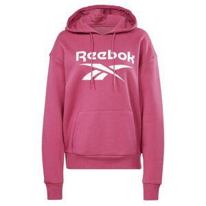 Reebok Sport Mikina  pink / bílá