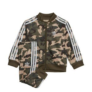 ADIDAS ORIGINALS Joggingová souprava  béžová / khaki / tmavě zelená / bílá