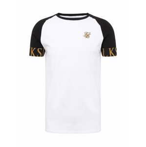 SikSilk Tričko  bronzová / černá / bílá