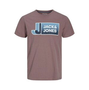 JACK & JONES Tričko  světlemodrá / tmavě modrá / bledě fialová / bílá