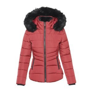 KOROSHI Zimní bunda  červená / černá