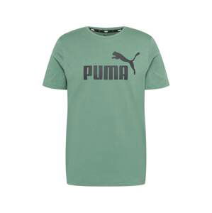 PUMA Funkční tričko  zelená / černá