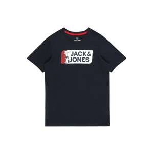 Jack & Jones Junior Tričko 'TREAM FOOTBALL'  námořnická modř / červená / bílá