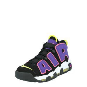 Nike Sportswear Kotníkové tenisky 'AIR MORE UPTEMPO '96'  svítivě žlutá / tmavě fialová / pink / černá