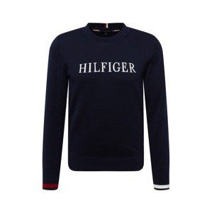 TOMMY HILFIGER Svetr  námořnická modř / červená / bílá