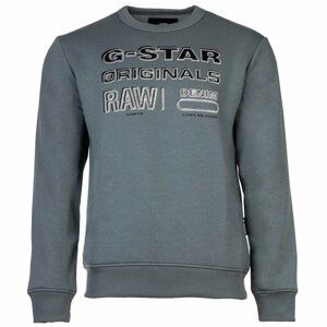 G-Star RAW Mikina  šedá / černá / bílá