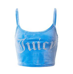 Juicy Couture White Label Top 'Rain'  světlemodrá / stříbrná