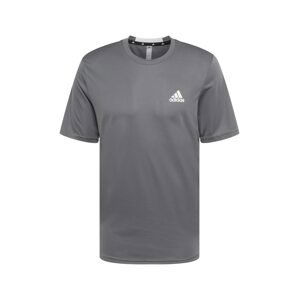 ADIDAS PERFORMANCE Funkční tričko  kámen / bílá