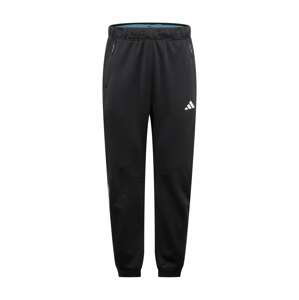 ADIDAS PERFORMANCE Sportovní kalhoty  azurová modrá / ohnivá červená / černá / bílá