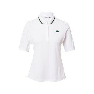 Lacoste Sport Funkční tričko  tmavě zelená / bílá