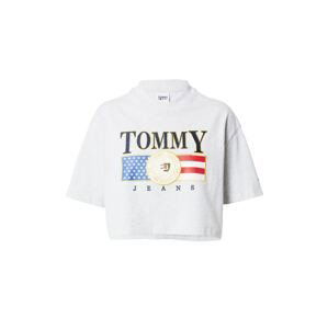 Tommy Jeans Tričko  světle šedá / mix barev