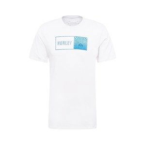 Hurley Funkční tričko  marine modrá / světlemodrá / bílá