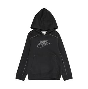Nike Sportswear Mikina  šedá / černá