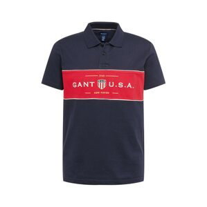 GANT Tričko  námořnická modř / červená / bílá