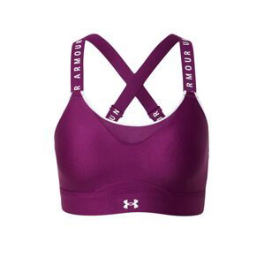 UNDER ARMOUR Sportovní podprsenka 'Infinity'  tmavě fialová / bílá