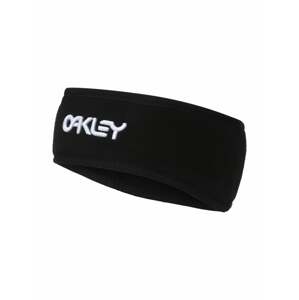 OAKLEY Sportovní čelenka  černá / bílá