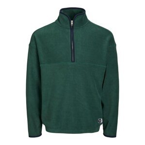 JACK & JONES Svetr 'Woodland'  námořnická modř / tmavě zelená