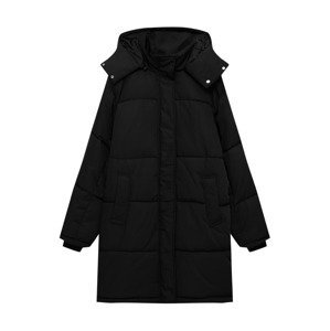 Pull&Bear Zimní kabát  černá