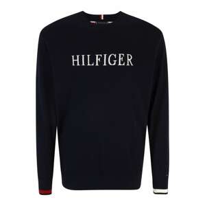 Tommy Hilfiger Big & Tall Svetr  tmavě modrá / červená / bílá