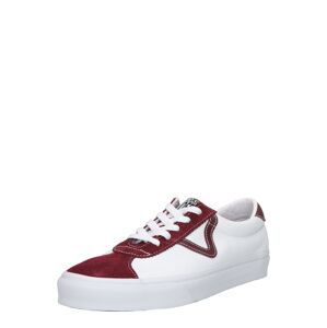 VANS Tenisky  burgundská červeň / bílá