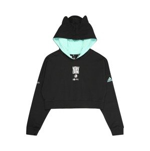 ADIDAS SPORTSWEAR Sportovní mikina  aqua modrá / černá / offwhite