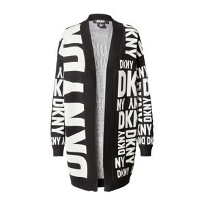 DKNY Kardigan  černá / bílá