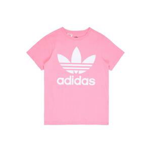 ADIDAS ORIGINALS Tričko  světle růžová / bílá